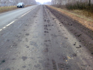 Ичалки грязь на дорогах012