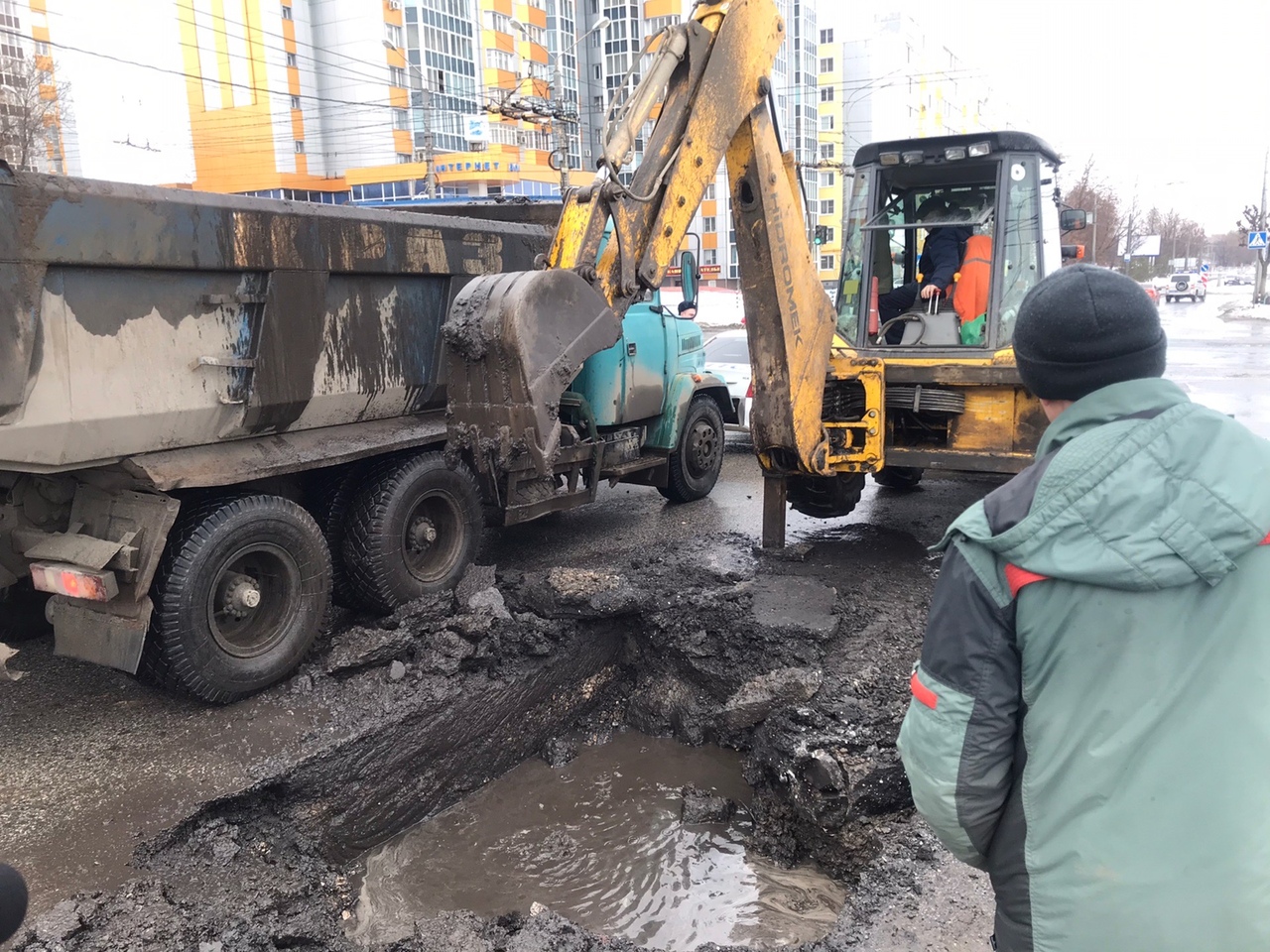 Коммунальная авария водопровода